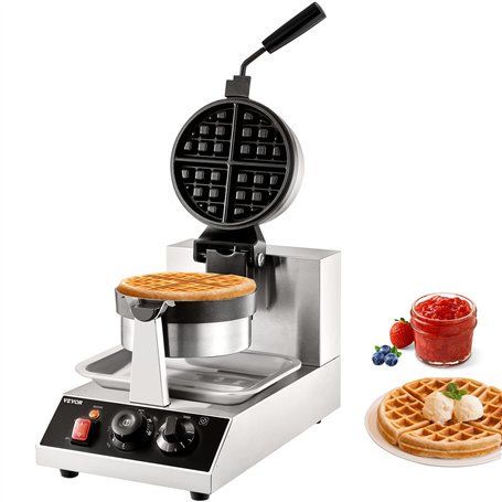 VEVOR Gaufrier Électrique 1300 W Moule 190
