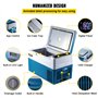 VEVOR Glacière Portable Électrique 12/24V Réfrigérateur Portable Automobile, Mini Frigo de Voiture Électrique avec Batterie de V