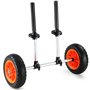 VEVOR 127 kg Chariot Canoë Largeur Réglable 110-455 mm Roues Pleines 25