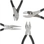 Amazon Basics pinces coupantes, 4 pièces, Noir et Argenté