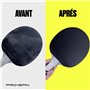 PRO SPIN Kit de Nettoyage en Caoutchouc pour Tennis de Table – 200 ML Nettoyant pour Raquettes de ping-Pong et éponge Inclus | E