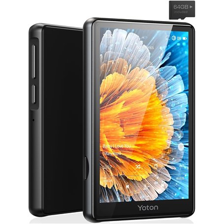 YOTON Lecteur MP3 Bluetooth 5.2 de 80 Go