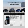 TOPDON Carpal-A Valise Diagnostic Voiture Bluetooth, Tous Les systèmes Diagnostic pour iOS et Android, 6 Services d'entretien, v
