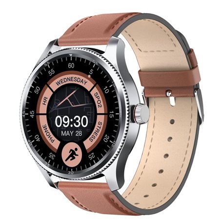 TOOBUR Montre Connectée Homme Femme Lunette Métal avec Podomètre