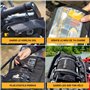 Odinsberg Sac à Outils Moto Enroulable - Outils NON inclus - Sacoche avec 56 élastiques, poche, système MOLLE et double fermetur