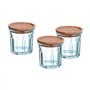 Luminarc Q7335- Lot de 3 pots 31cl Storing Box Cork