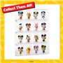 Funko Bitty Pop Disney - Mickey Mouse, Minnie Mouse (pink Dress), Pluto et une Mini-figurine Mystère en Surprise - 2.2 Cm Collec