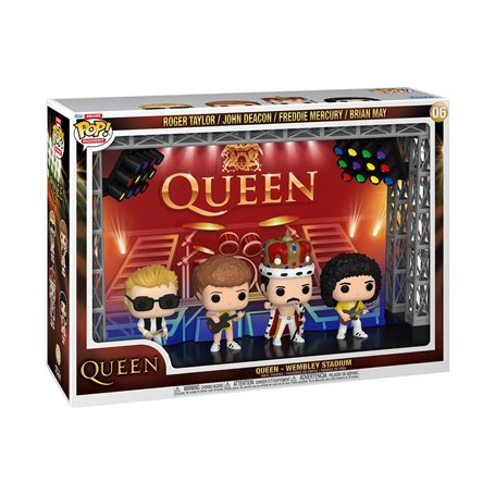 Funko Pop! Moments Deluxe: Queen - Wembley Stadium - Figurine en Vinyle à Collectionner - Idée de Cadeau - Produits Officiels -