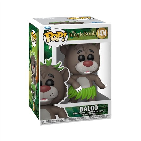 Funko Pop! Disney: TJB - Baloo Bear​ - Jungle Book - Figurine en Vinyle à Collectionner - Idée de Cadeau - Produits Officiels -