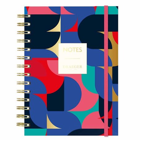 DRAEGER PARIS 1886 - Bloc-Notes to Do List 13x18 cm - Couverture Rigide - 5 Intercalaires Amovibles - 100 Pages Détachables - Pa