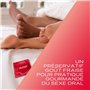 Durex - Lot de 24 Préservatifs Sexy Fraise - Extra Lubrifié Saveur Fraise - 2 x12 Préservatifs