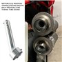 Silencieux D'échappement De Moto Universel 48mm Réglable DB Silencieux Modifié Bouche Ronde Noyau Tuning Tube Son Tueur