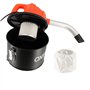 Aspirateur à cendres - Moteur 800W - Capacité 4L - spéciale poêle à granulés pellet - embouts pour nettoyage des recoins