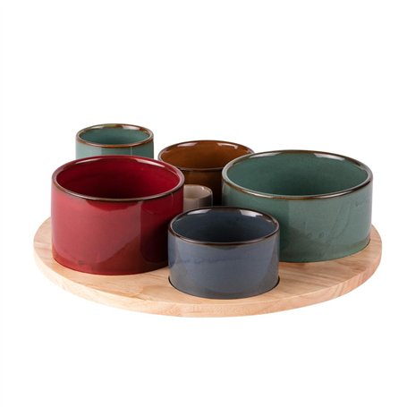 Table Passion - Service apéritif 6 pièces Elyas