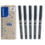 PILOT - Lot de 5 V7 - Stylos Roller à Encre Liquide à Pointe Fine pour une Écriture Fluide et Précise - Séchage rapide