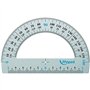 Maped - Rapporteur 180° Base 12 cm - Rapporteur de Traçage pour Mesure d’Angle 180 Degrés en Aluminium Résistant et Durable