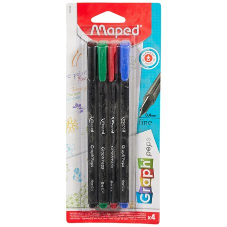 Maped - Feutres Graph'Peps - Stylos Feutres Pointe Fine 0