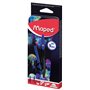 Maped - Coffret Mathset Compas Scolaire Deepsea Paradise - Compas Bague + Compas Mine + Set de Traçage + Taille-Crayon + Gomme +