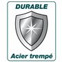 Leborgne, Couteau Désherbeur Bi-Matière 30 cm Duopro, Outil de Jardinage Ergonomique pour Élimination des Mauvaises Herbes, Manc