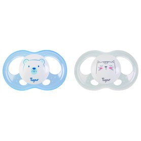 Tigex Soft Touch Set de 2 Sucettes Taille 0-6 Mois
