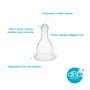 dBb Remond Tétine NN -Nouveau-né- antiaérophagique en silicone, Régulateurs d’air limitent les coliques du nourrisson, Débit rég