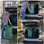Oxeo Sacs à déchets Verts pour Jardin. 3 Tailles, Résistants avec poignées - XXL-500 litres - L-300 litres - M-120 litres
