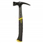 STANLEY FMHT1-51276 Marteau Arrache-Clous Forgé Droit Anti-Vibration 450G - Tête Compacte - Zone De Frappe Plus Large - Grip Ant