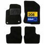 DBS - Tapis de Voiture - sur Mesure pour 208 (2012 à 2019) - avec Clips de Fixation - Tapis de Sol antidérapant pour Automobile