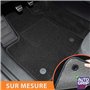 DBS - Tapis de Voiture - sur Mesure pour 208 (2012 à 2019) - avec Clips de Fixation - Tapis de Sol antidérapant pour Automobile 