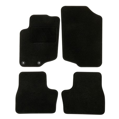 DBS - Tapis de Voiture - sur Mesure pour 207/207SW (2006-2014) - avec Clips de Fixation - Tapis de Sol antidérapant pour Automob