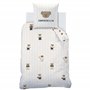 MATT & ROSE Parure de Lit Enfant 1 Personne Teddy Bear | 100% Coton | Oeko-TEX | Housse de Couette 140x200 cm + 1 Taie d'oreille