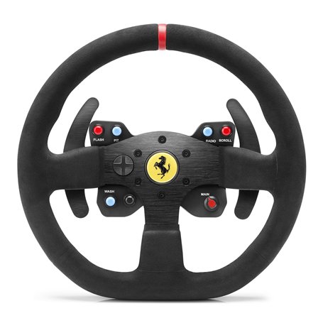 Thrustmaster pack casque T.Racing Ferrari GT Edition +volant détachable réplique de la roue de la « 599XX EVO » en alcantara pou