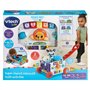 VTech - Super Chariot Interactif Multi-Activités, Chariot Enfant à Tirer avec Trieur de Formes, Jeux d’Éveil, Bac à Jouets Inter