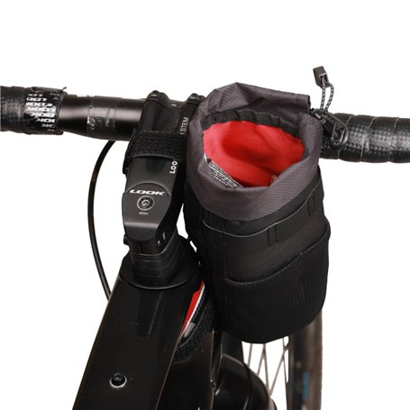 ZEFAL Z Adventure Pouch Bag - Sacoche Guidon Vélo - Sac Velo Extensible Bikepacking - Porte-Bidon Guidon Vélo -Noir