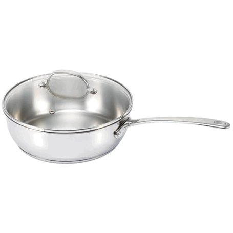 Beka Bekaline 13515244 Belvia Sauteuse + couvercle verre en acier inoxydable 24 cm