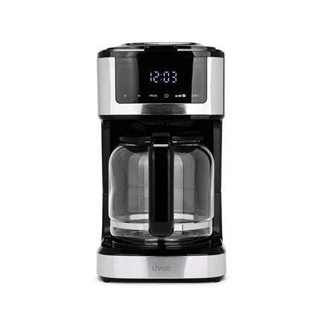 Livoo - cafetière électrique programmable DOD208-15 tasses