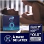 Manix Pure : Boite de 144 Préservatifs Classiques en latex/Préservatifs pour Homme Lubrifiés et Fins de Taille Standard/Largeur 