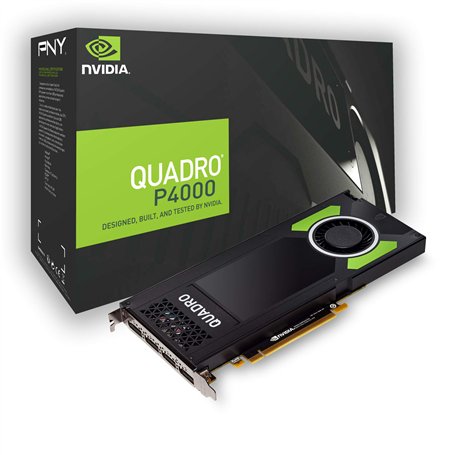 PNY Quadro P4000 Carte Graphique Professionnelle 8GB GDDR5 PCI Express 3.0 x16