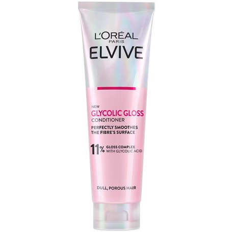 L'Oréal Paris Elvital Glycolic Gloss Après-shampoing à l'acide glycolique pour cheveux ternes et ternes