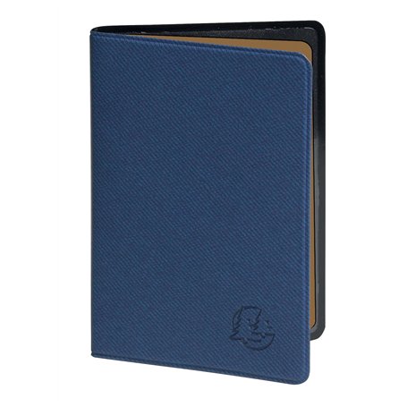 Exacompta - 5105242E - Porte-cartes Denim - 7 x 10 cm - Coloris bleu