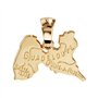 1001 Bijoux Pendentif carte Guadeloupe plaqué or + écrin (offert)
