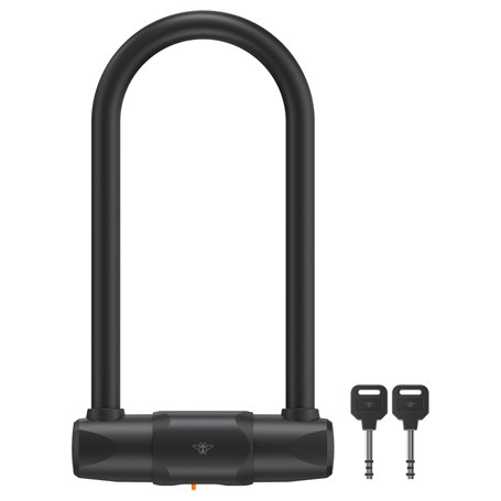 CASR Antivol U XL - Cadenas à Clé Certifié FUB 2 Roues - Acier Trempé Robuste Anti-Corrosion - Universel Vélo