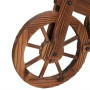 Outsunny Porte Plante Tricycle - étagère de Pots de Fleurs - jardinière dim. 52L x 31l x 45H cm - Bois de Sapin