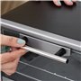 HOMCOM Mini four électrique 10L avec 1 grille et 1 plateau, température réglable de 100°C à 230°C, Minuteur 60 min 36,5x26x22cm 