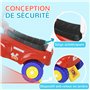 AIYAPLAY Porteur Trotteur Enfants véhicule à Pousser Camion de Pompier 18-36 Mois Coffre phares Musique Rouge
