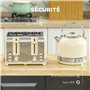 HOMCOM Ensemble bouilloire et grille-pain 2200 W, bouilloire en inox 1,7 L avec isolation et grille-pain 4 tranches, 7 niveaux d