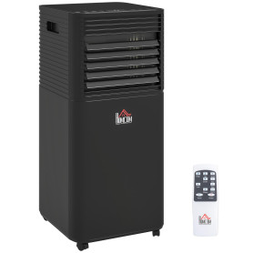 HOMCOM Climatiseur mobile 7000 BTU climatiseur portable 4 en 1 déshumidificateur