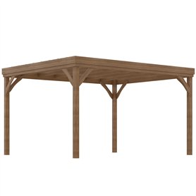 Outsunny Pergola 4 x 3 m en Bois