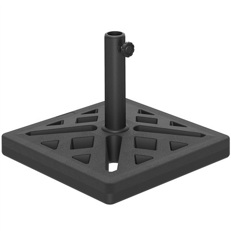 Outsunny Pied de Parasol carré 15 kg
