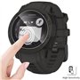 PHONILLICO Verre Trempé pour Garmin Instinct 2 / Instinct 2 Solar [Lot de 2] Film Protection Ecran Montre Anti Rayure